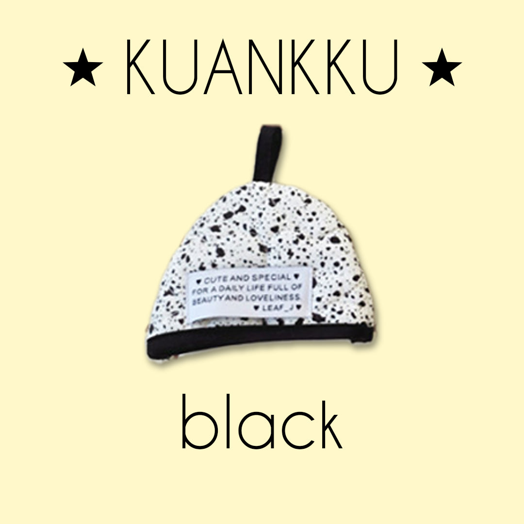 LEAF_J Heart Quilting ハーフムーン 鍋つかみ(ストライプ/チェック/ドット)