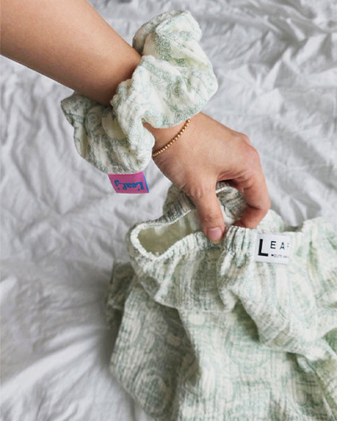 LEAF_J 2Layer Gauze トワルドジュイ スリープパンツ