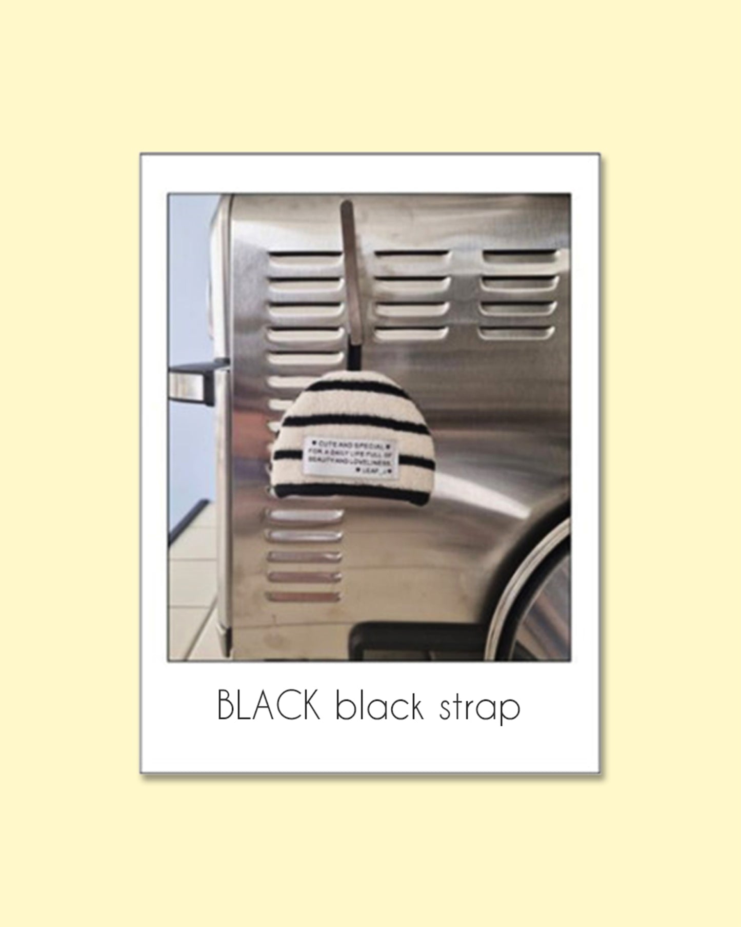 LEAF_J Terry Cotton ストライプ ハーフムーン鍋つかみ