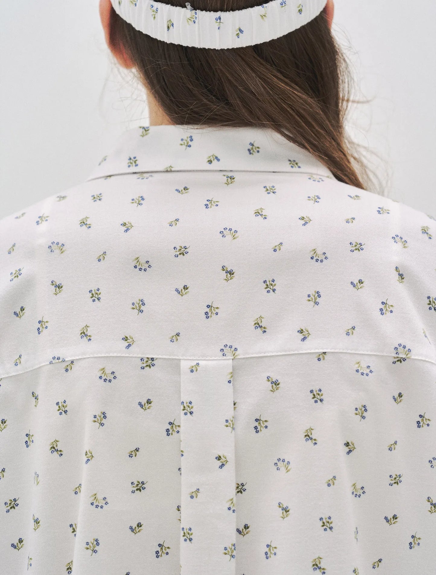 L'été de Pauline 005A Blueette ロングスリーブ トップ&ロングパンツ セット(Ivory)