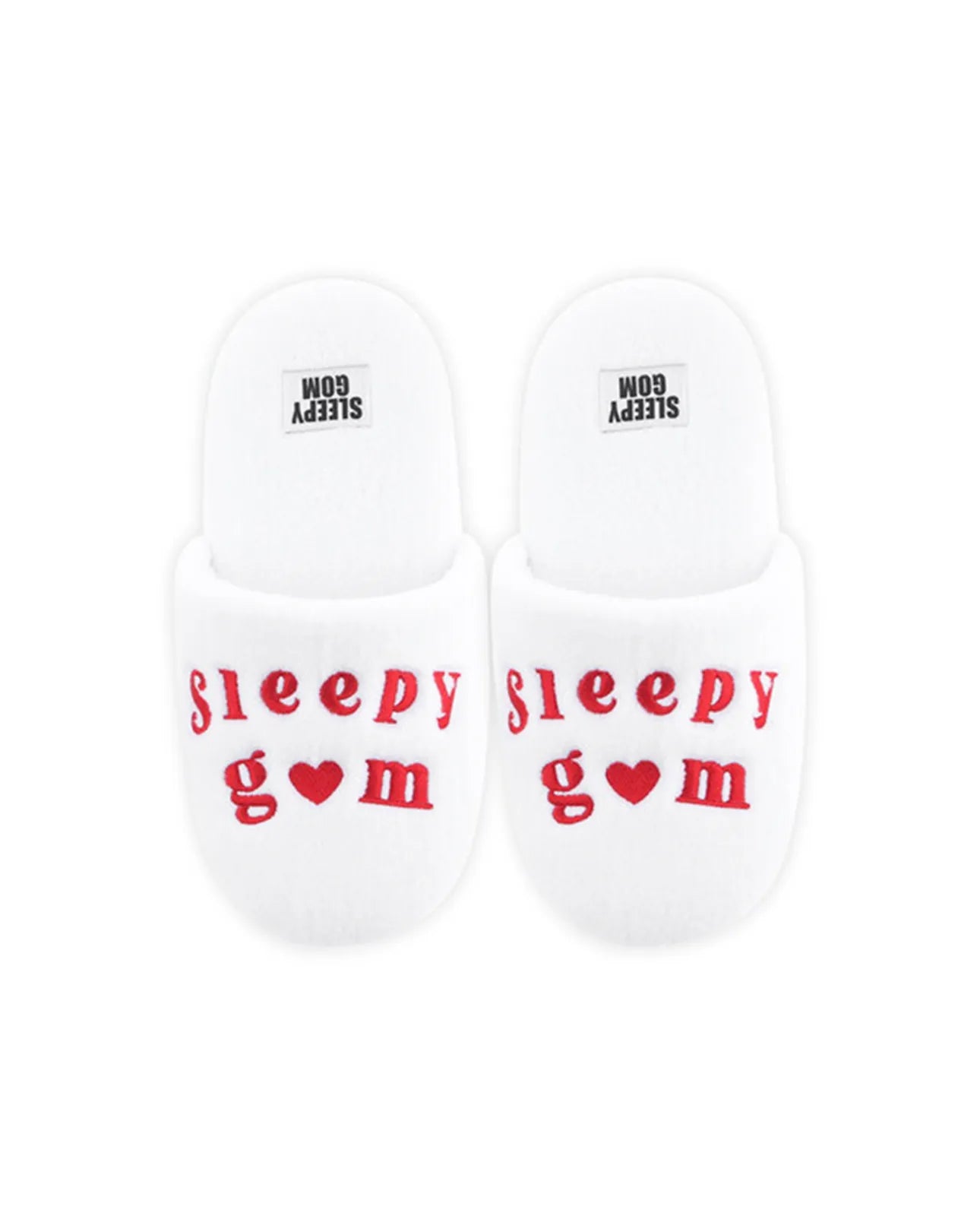 SLEEPYGOM White Teddy Room shoes