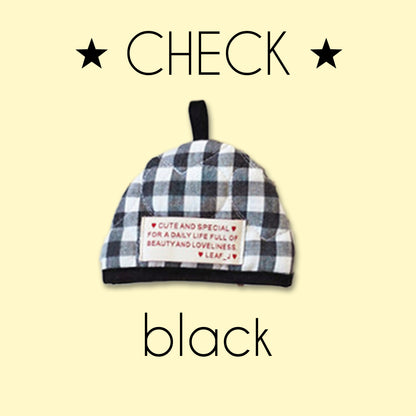 LEAF_J Heart Quilting ハーフムーン 鍋つかみ（ストライプ／チェック／ドット）