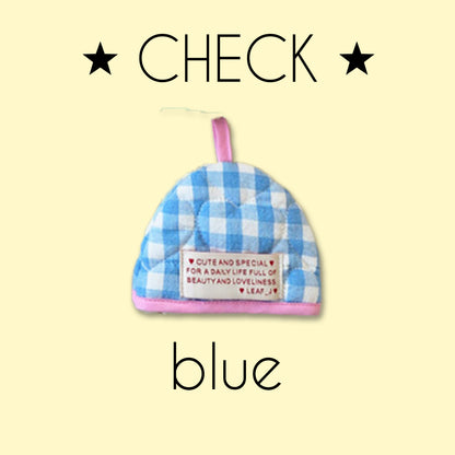 LEAF_J Heart Quilting ハーフムーン 鍋つかみ（ストライプ／チェック／ドット）