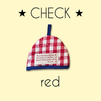 LEAF_J Heart Quilting ハーフムーン 鍋つかみ（ストライプ／チェック／ドット）