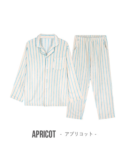 DOSSY Fluffy Creamy ロングスリーブ パジャマセット 3color（ユニセックス）