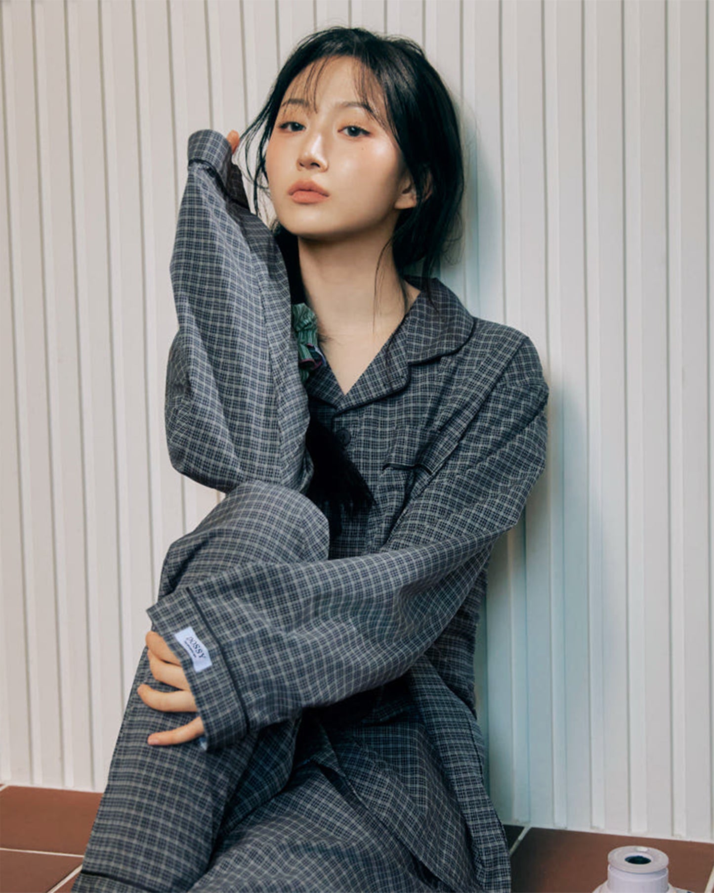 DOSSY Silkfit Dust ロングスリーブ パジャマセット（ユニセックス）