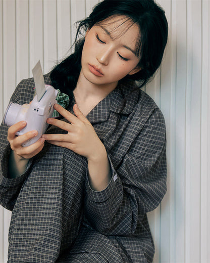 DOSSY Silkfit Dust ロングスリーブ パジャマセット（ユニセックス）