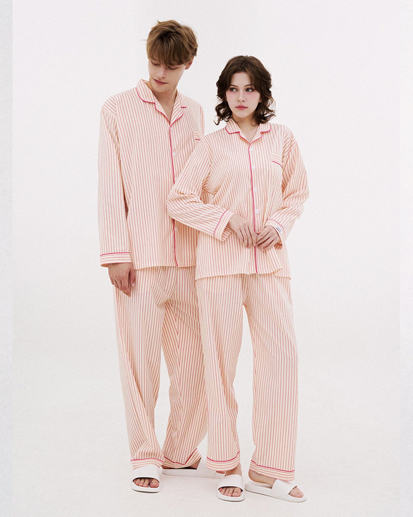 DOSSY Silkfit Lovesome ロングスリーブ パジャマセット（ユニセックス）