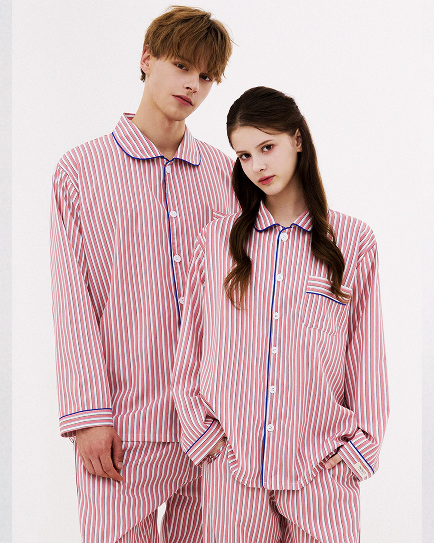 DOSSY Silkfit Peony ロングスリーブ パジャマセット（ユニセックス）