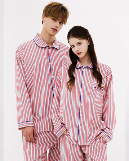 DOSSY Silkfit Peony ロングスリーブ パジャマセット（ユニセックス）