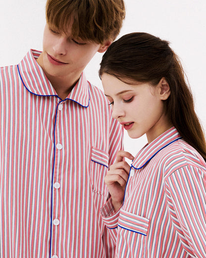 DOSSY Silkfit Peony ロングスリーブ パジャマセット（ユニセックス）