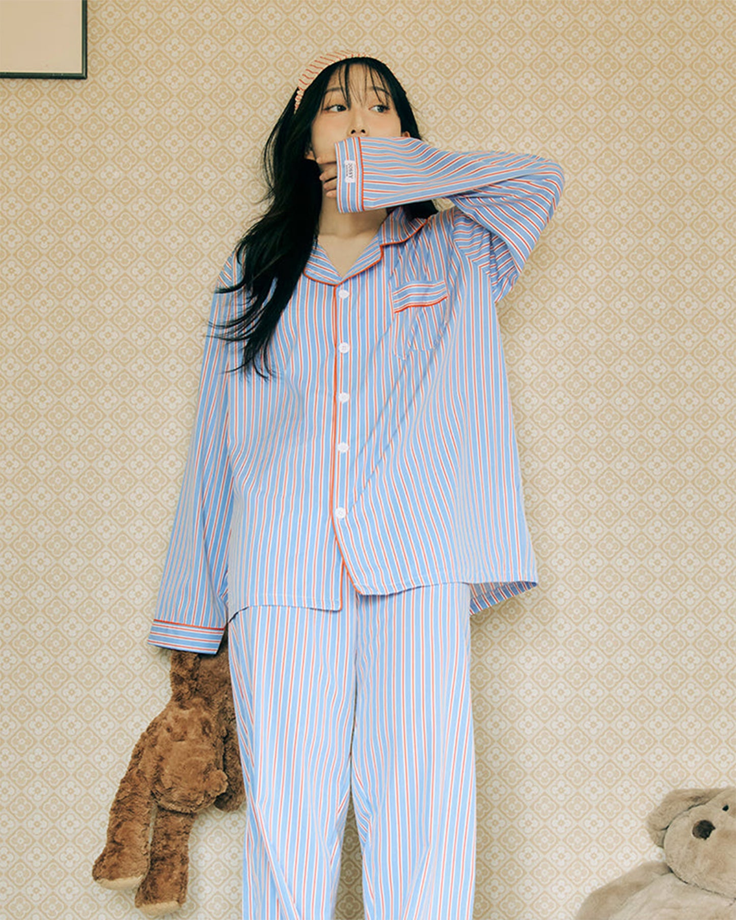 DOSSY Silkfit Sierre ロングスリーブ パジャマセット（ユニセックス）