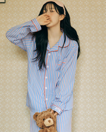 DOSSY Silkfit Sierre ロングスリーブ パジャマセット（ユニセックス）