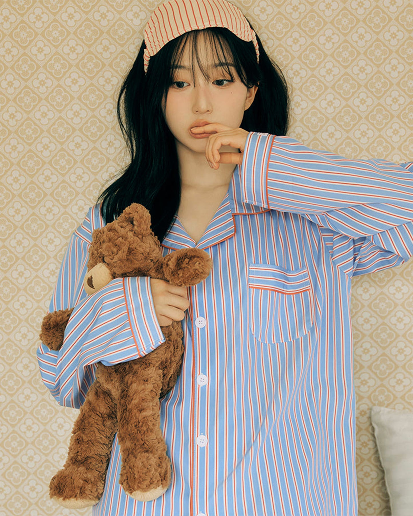 DOSSY Silkfit Sierre ロングスリーブ パジャマセット（ユニセックス）