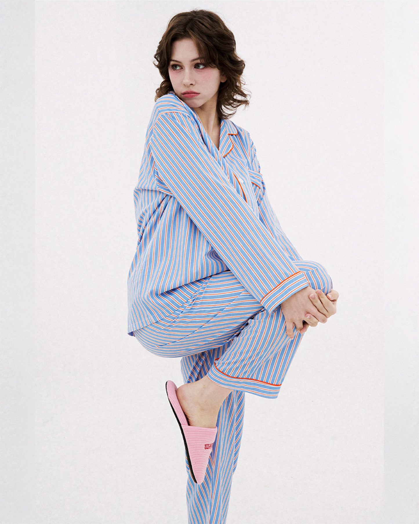 DOSSY Silkfit Sierre ロングスリーブ パジャマセット（ユニセックス）