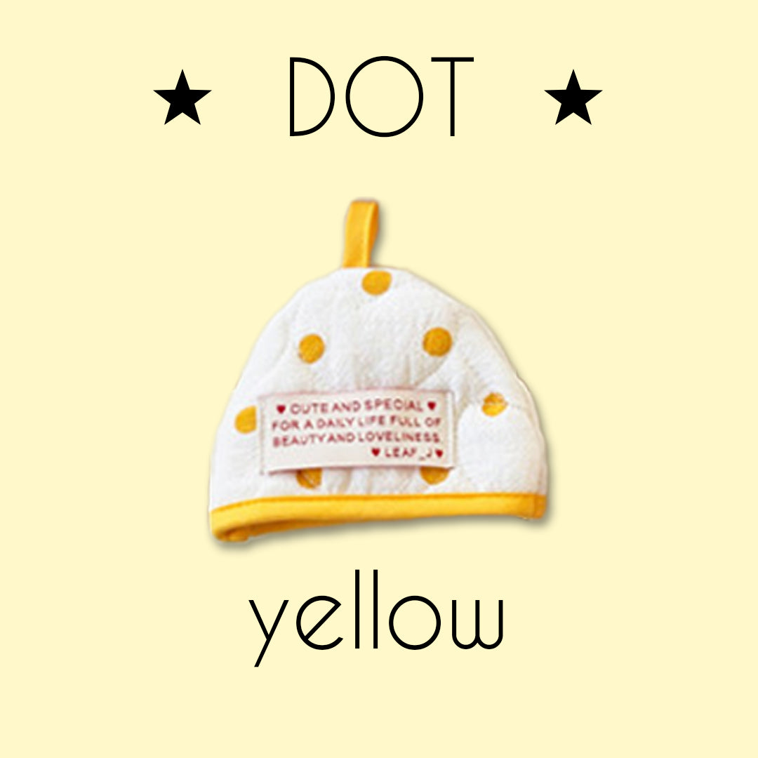 LEAF_J Heart Quilting ハーフムーン 鍋つかみ（ストライプ／チェック／ドット）