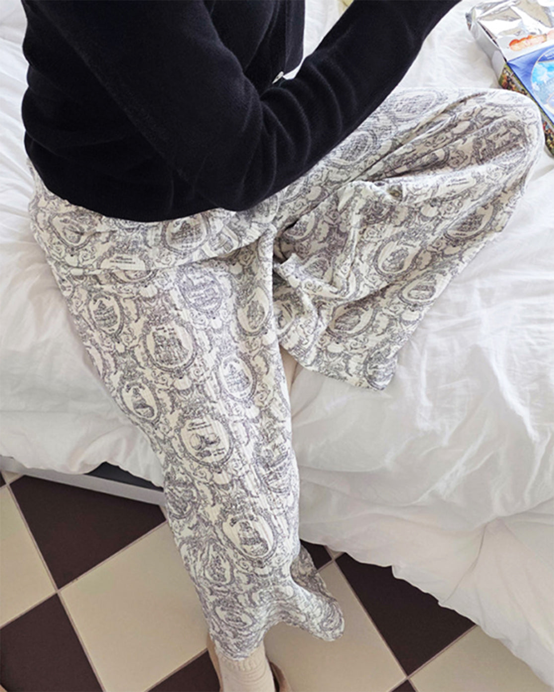 LEAF_J 2Layer Gauze トワルドジュイ スリープパンツ