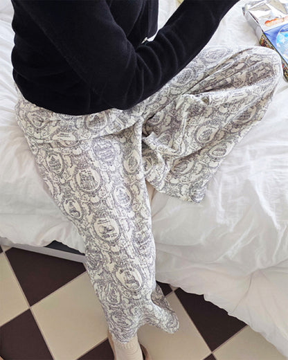 LEAF_J 2Layer Gauze トワルドジュイ スリープパンツ