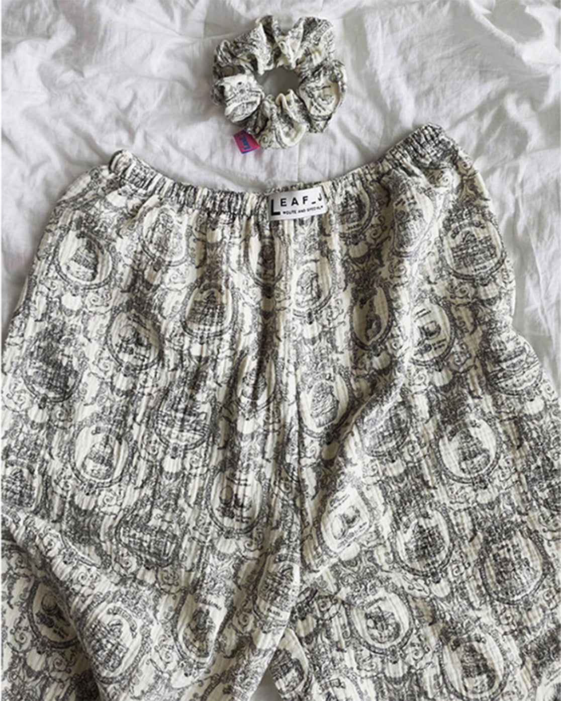 LEAF_J 2Layer Gauze トワルドジュイ スリープパンツ