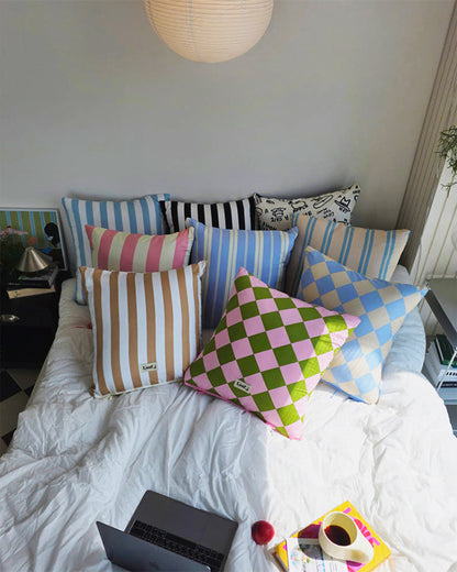 LEAF_J Cotton 100% スクエアクッションカバー