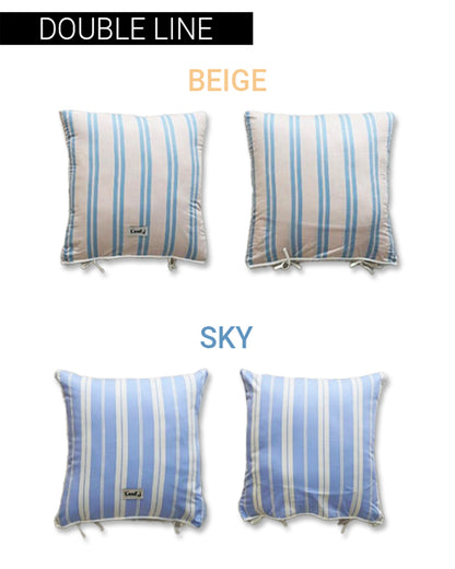 LEAF_J Cotton 100% スクエアクッションカバー