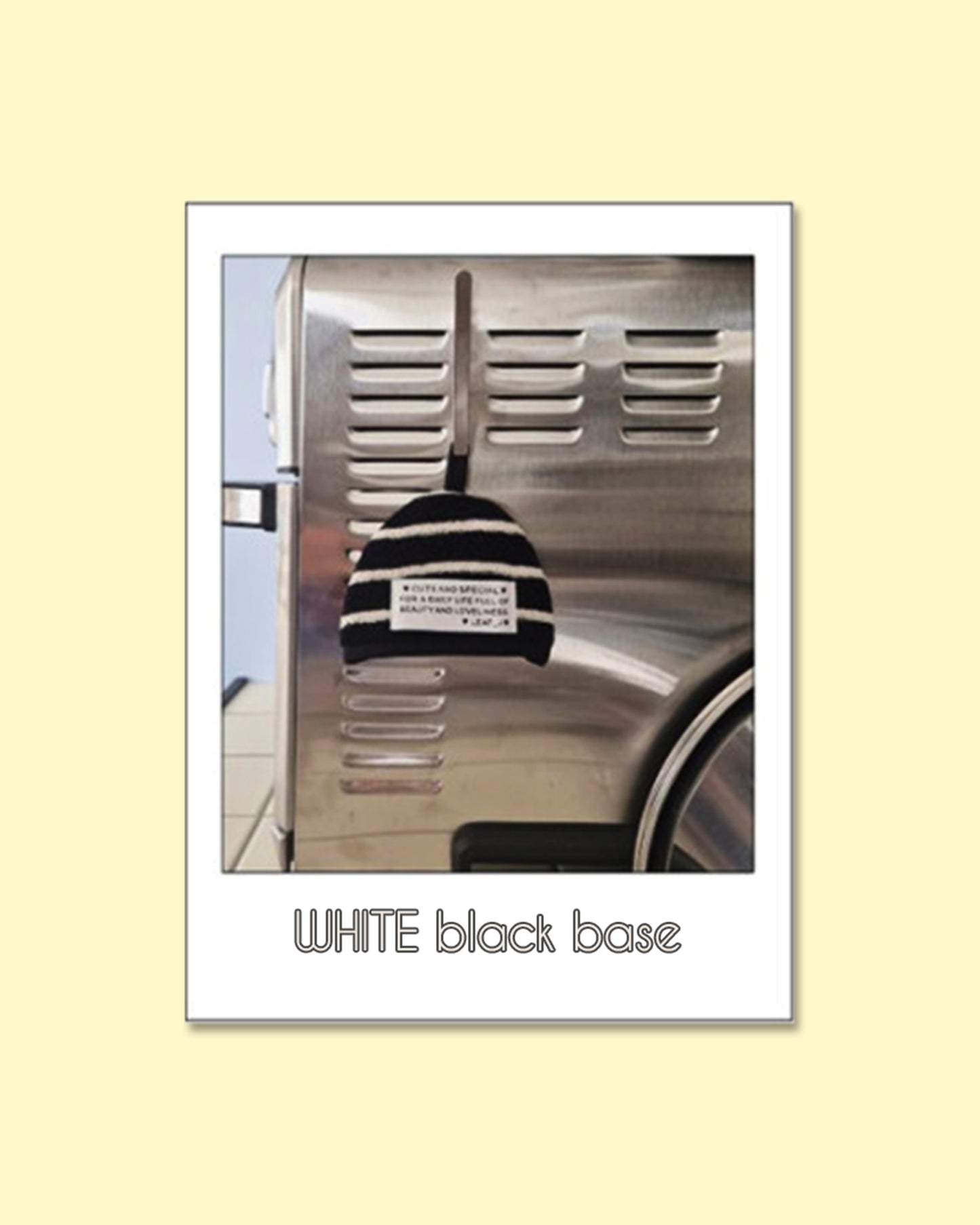 LEAF_J Terry Cotton ストライプ ハーフムーン鍋つかみ