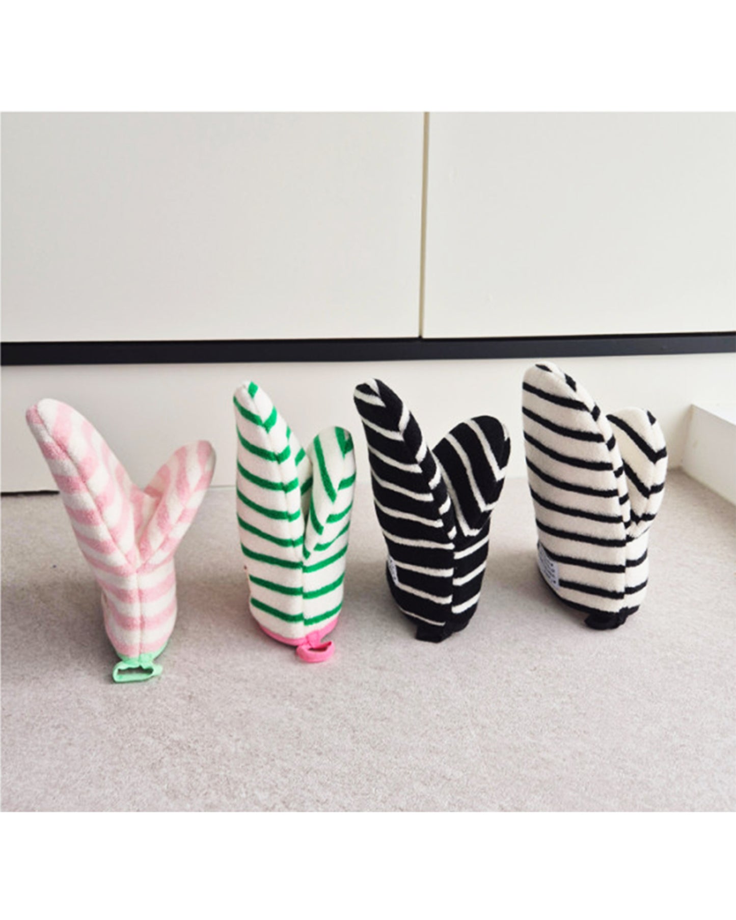 LEAF_J Terry Cotton ストライプ キッチンミトン（厚手オーブン手袋）