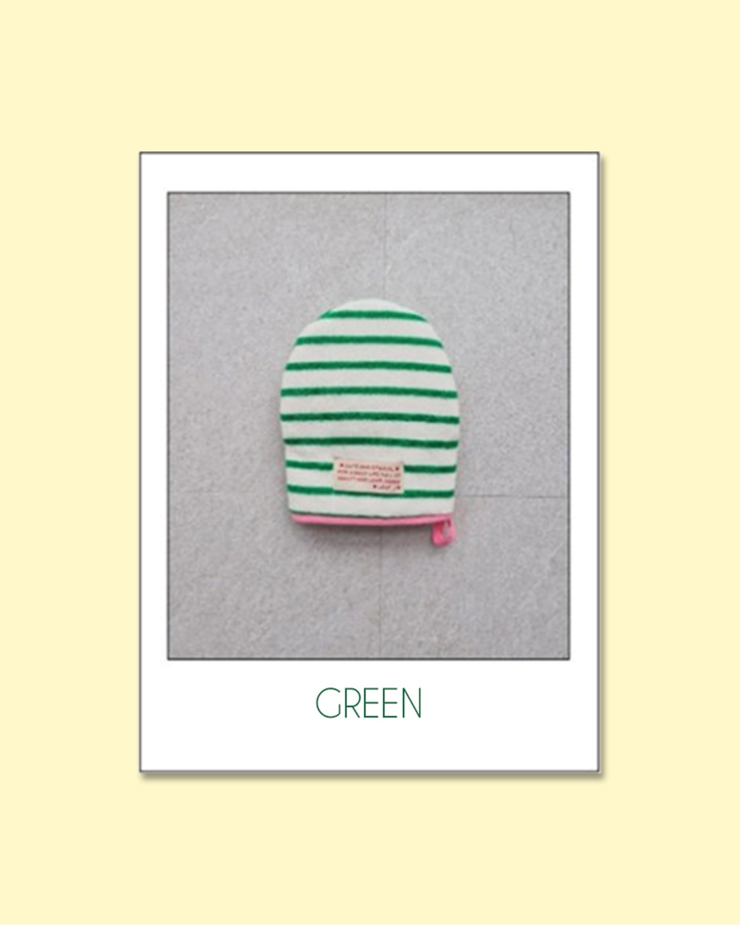 LEAF_J Terry Cotton ストライプ キッチンミトン（厚手オーブン手袋）