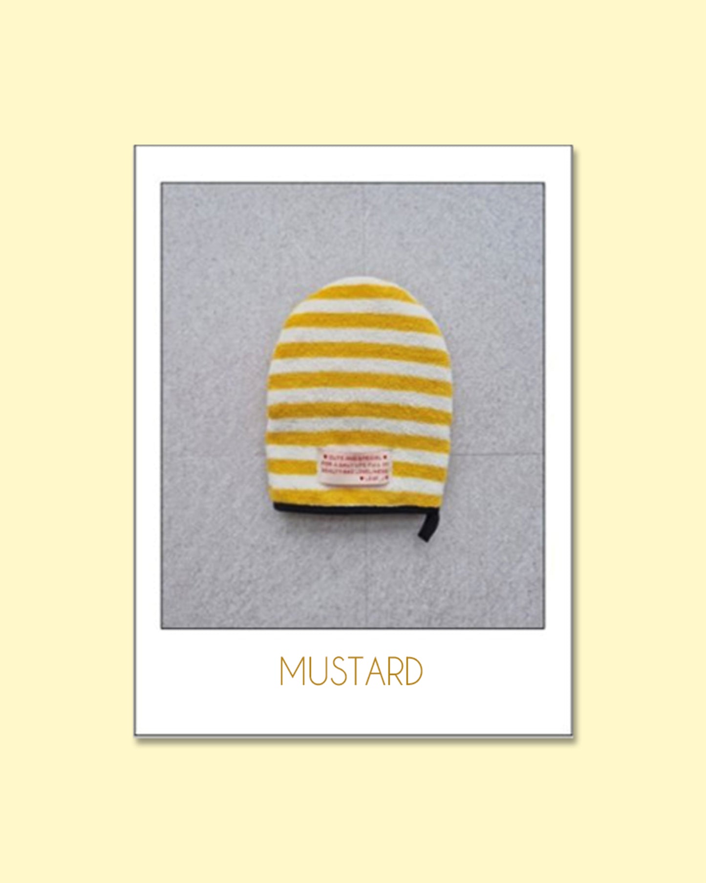 LEAF_J Terry Cotton ストライプ キッチンミトン（厚手オーブン手袋）