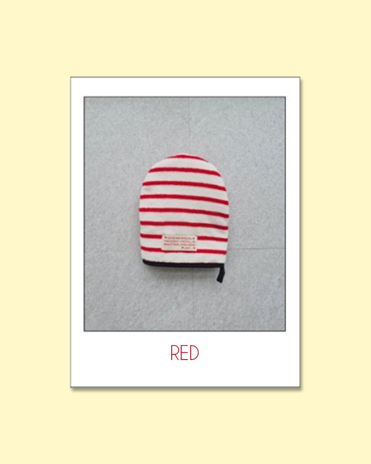 LEAF_J Terry Cotton ストライプ キッチンミトン（厚手オーブン手袋）