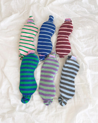 LEAF_J Terry ストライプ アイマスクヘアバンド