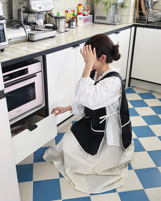 LEAF_J 【防水×リバーシブル】 ベーシック ベストエプロン 2color