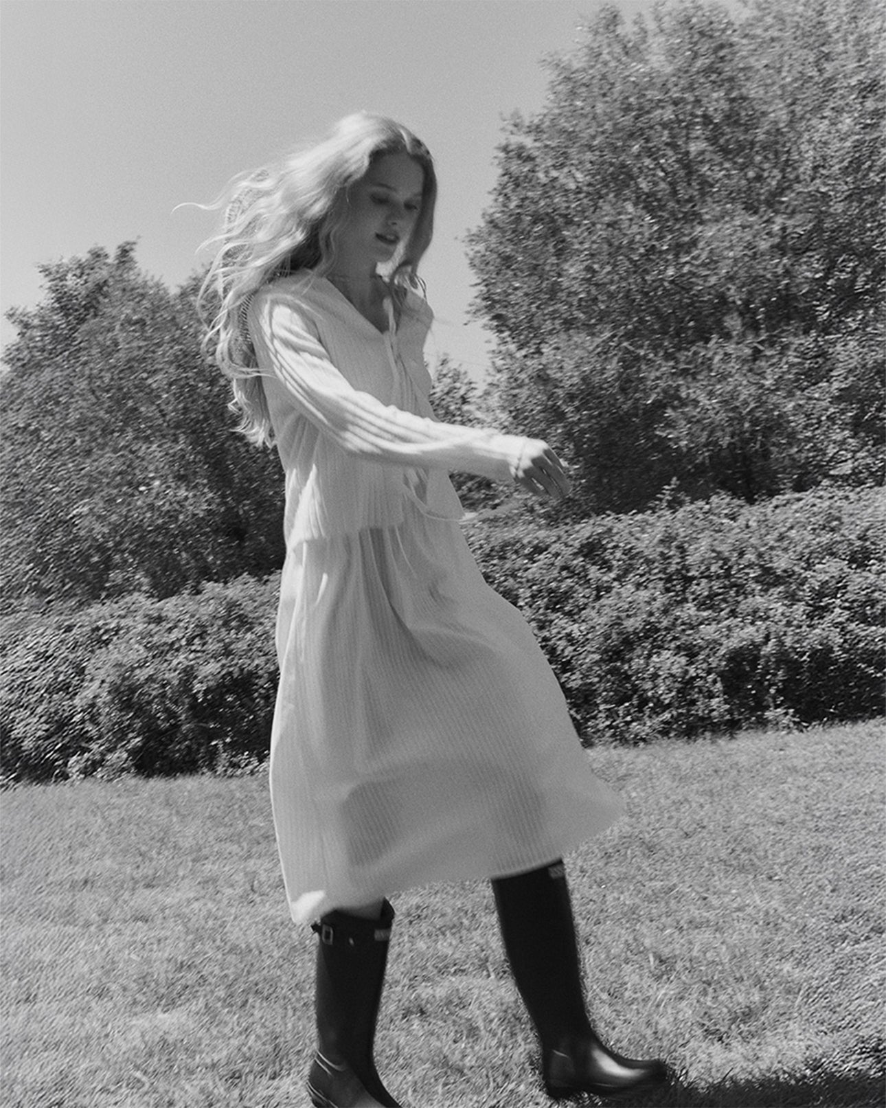 L'été de Pauline 015A Ribony ロングスリーブカーディガン（Cream）