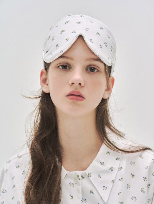 L'été de Pauline 005A Blueette スリーピング アイマスク（Ivory）