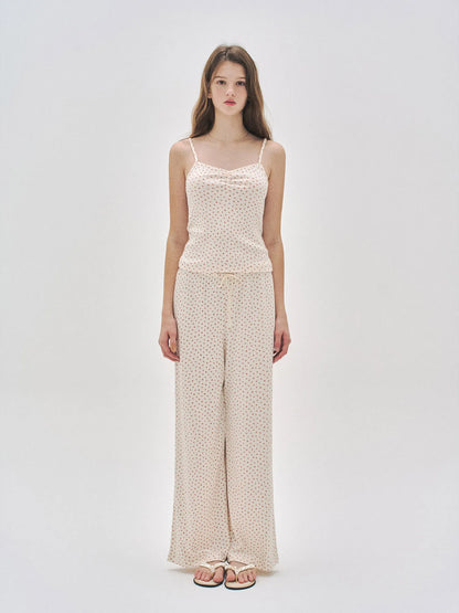 L'été de Pauline 011A Hazel キャミソール＆ロングパンツ セット（Beige）