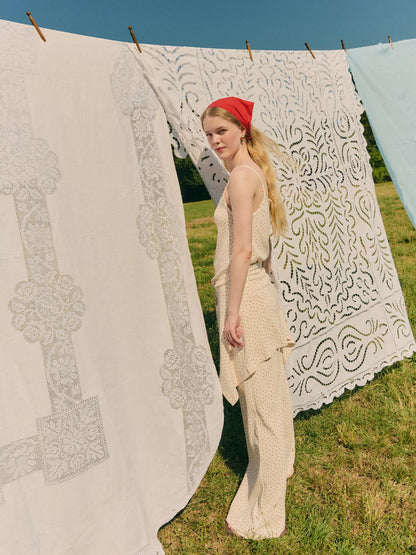 L'été de Pauline 011A Hazel キャミソール＆ロングパンツ セット（Beige）