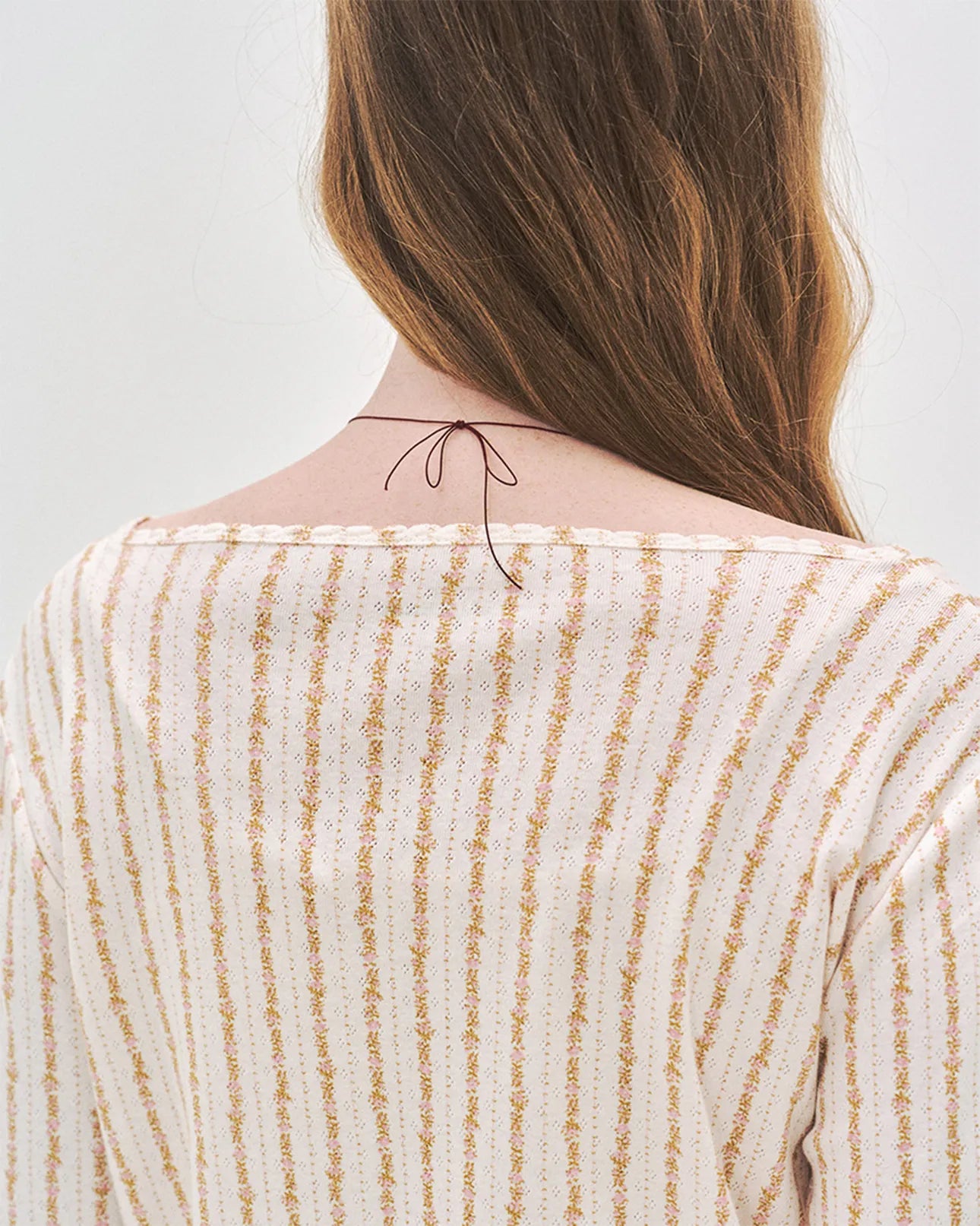 L'été de Pauline 028A Freya ロングスリーブカーディガン（Cream）