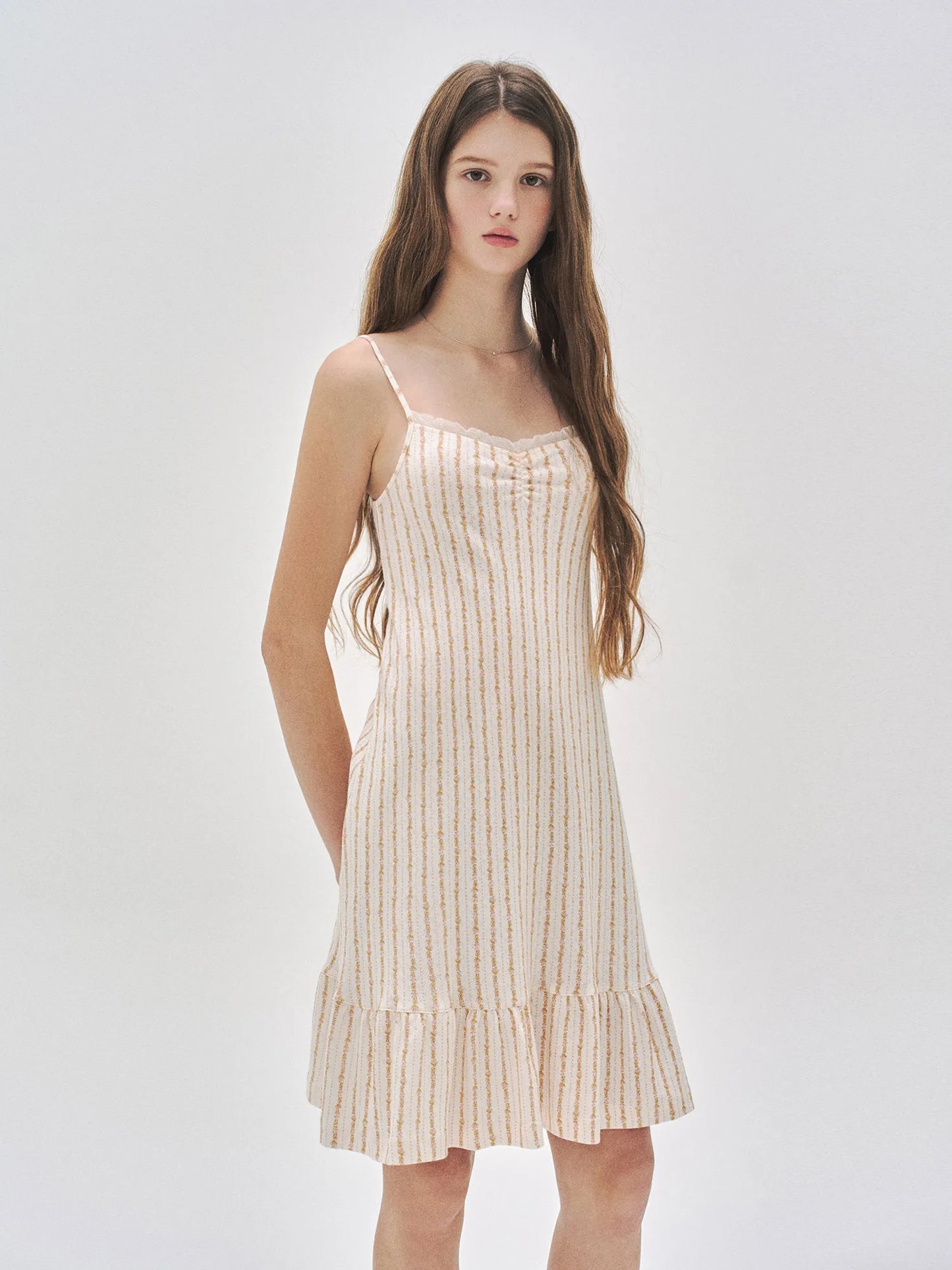 L'été de Pauline 028A Freya スリーブレス ドレス（Cream）
