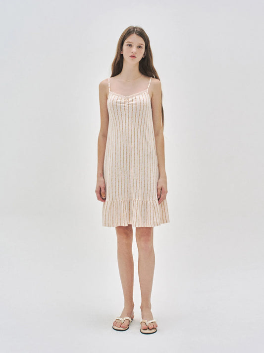 L'été de Pauline 028A Freya スリーブレス ドレス（Cream）