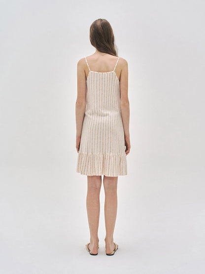L'été de Pauline 028A Freya スリーブレス ドレス（Cream）