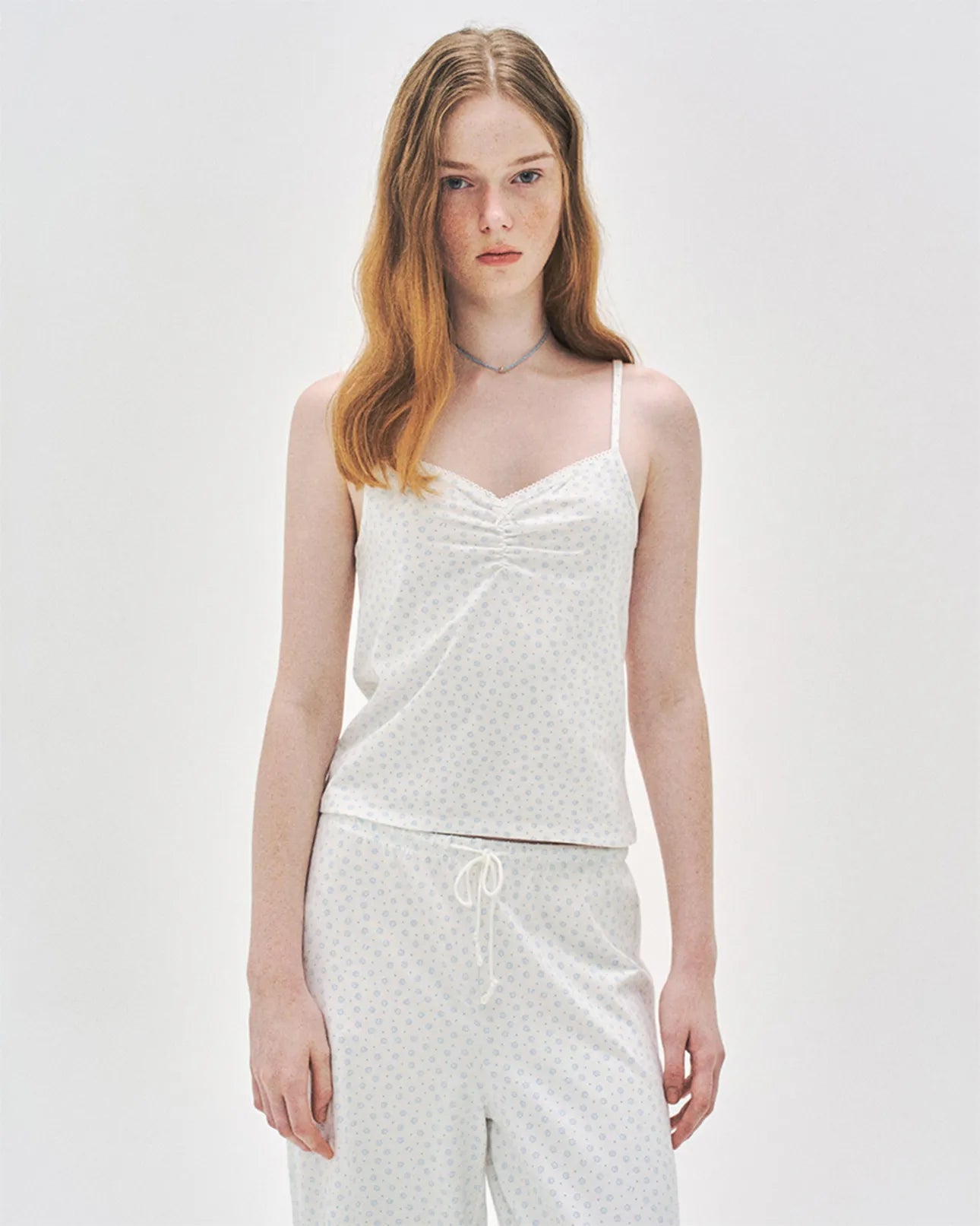 L'été de Pauline 012A  Baby Clam キャミソール＆ロングパンツセット（Ivory / 2pcs）