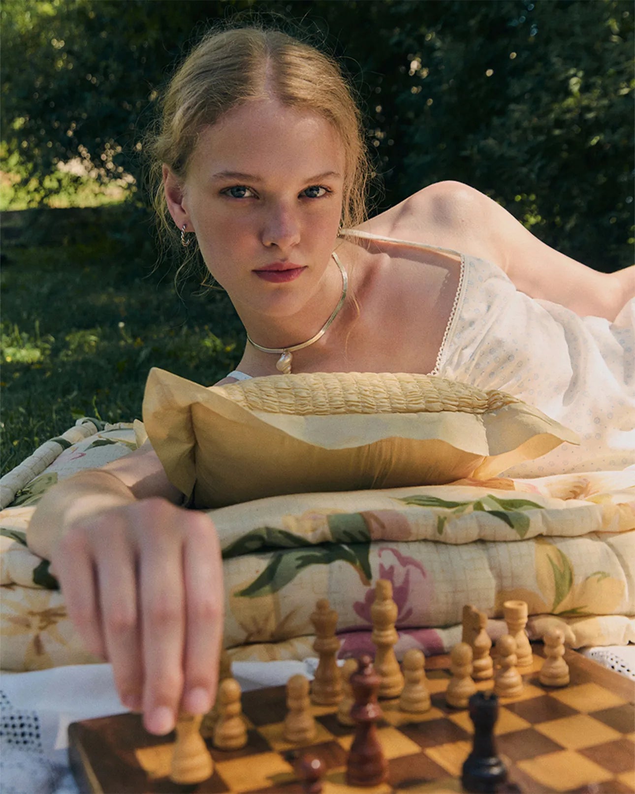 L'été de Pauline 012A  Baby Clam キャミソール＆ロングパンツセット（Ivory / 2pcs）