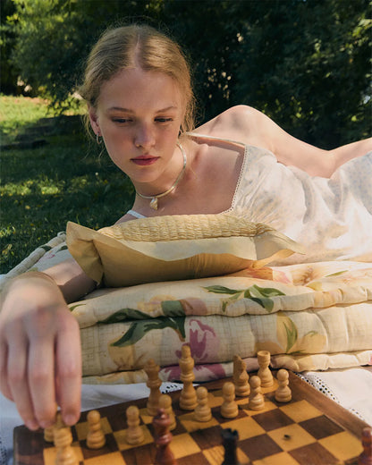 L'été de Pauline 012A  Baby Clam キャミソール＆ロングパンツセット（Ivory / 2pcs）