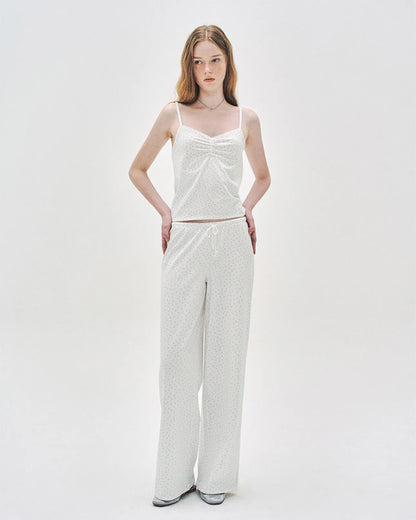 L'été de Pauline 012A  Baby Clam キャミソール＆ロングパンツセット（Ivory / 2pcs）