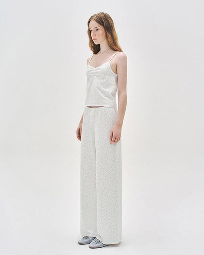 L'été de Pauline 012A  Baby Clam キャミソール＆ロングパンツセット（Ivory / 2pcs）