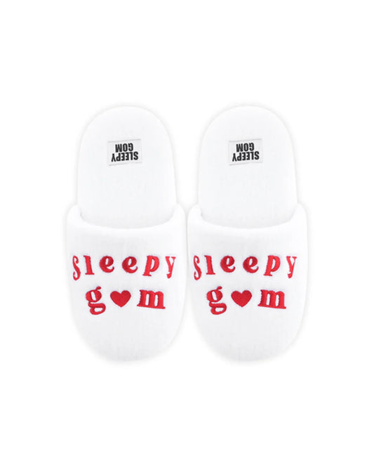 SLEEPYGOM White Teddy Room shoes