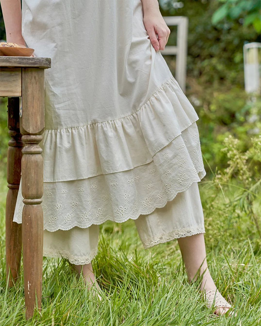 ULlala [24282WDXFN] Ogarden 7-part bottom 2 cream