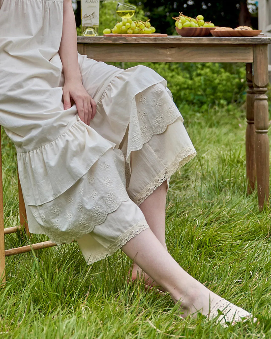 ULlala [24282WDXFN] Ogarden 7-part bottom 2 cream