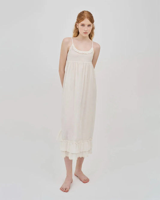 ULlala [24284WONXN] Eve Sleeveless One Piece Cream