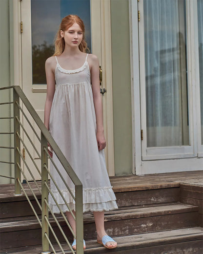 ULlala [24284WONXN] Eve Sleeveless One Piece Cream